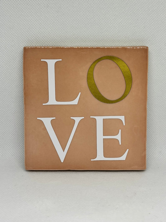 Tegeltje " Love"